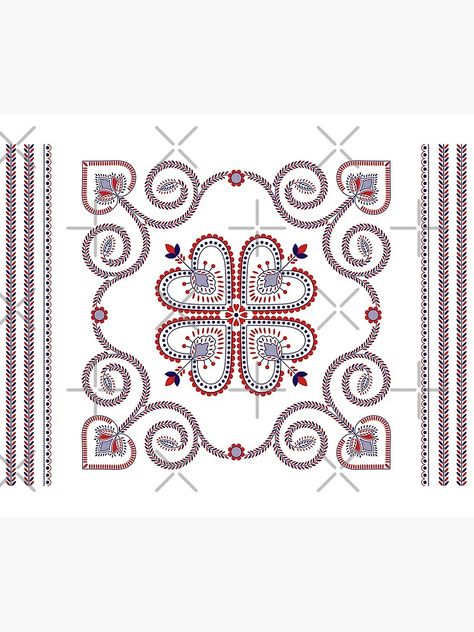 Portuguese Embroidery Pattern, Portuguese Folk Art, Portuguese Embroidery, Folk Pattern, Blankets For Sale, Embroidery Inspiration, Embroidery Patterns, Folk Art, Throw Blanket