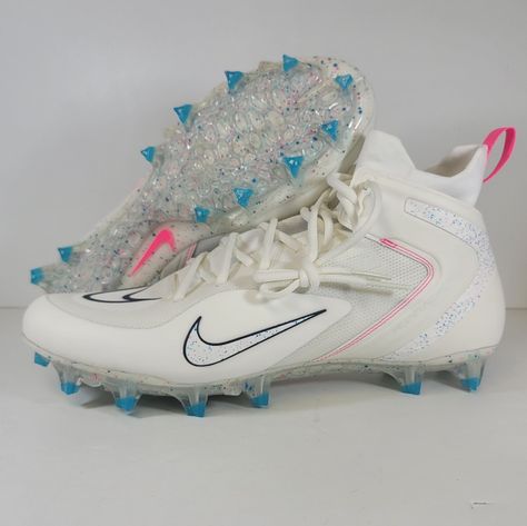 Up For Grabs Are The Nike Alpha Huarache 8 Elite Lax Lacrosse Cleats Pink Cw4440-116 Men’s Sizes. Brand New Without Box And Never Worn. Thanks Softball Shoes, Lacrosse Cleats, Softball Cleats, Boxing Shoes, Mens Lacrosse, Nike Boots, Pretty Shoes Sneakers, Soccer Boots, Cleats Shoes