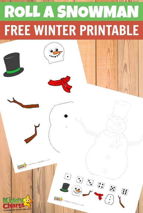 Christmas Party Game Ideas, Buddy Activities, Roll A Snowman, Master Numbers, Maths Fun, Snowman Games, Play Printables, Party Game Ideas, Vip Kid