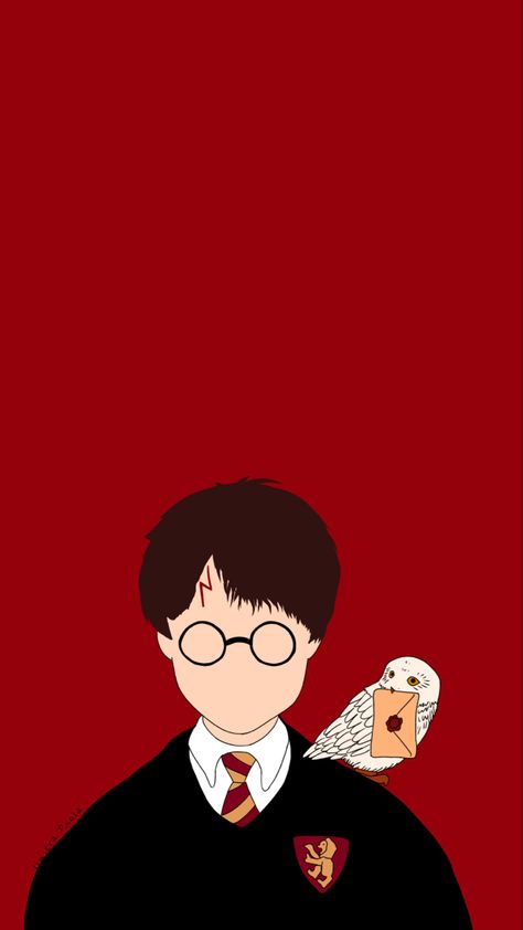 Harry Potter e Edwiges Denver Balbaboco, Harry Potter Line Art, Harry Potter Lines, Harry Potter Iphone Wallpaper, Harry Potter Iphone, Harry Potter Cartoon, Harry Potter Painting, Harry Potter Illustrations, Harry Potter Illustration