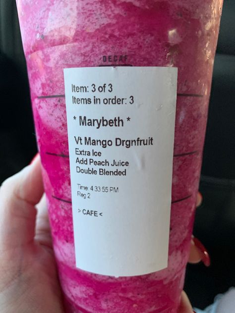 Starbucks drinks Blended Refresher Starbucks, Starbucks Refreshers Blended, Starbucks Drinks To Try Refreshers Blended, Starbucks Blended Refresher, Double Blended Starbucks Drinks, Blended Starbucks Drinks Refreshers, Starbucks Drinks Dragon Fruit, Mango Dragon Fruit Starbucks, Fruity Starbucks