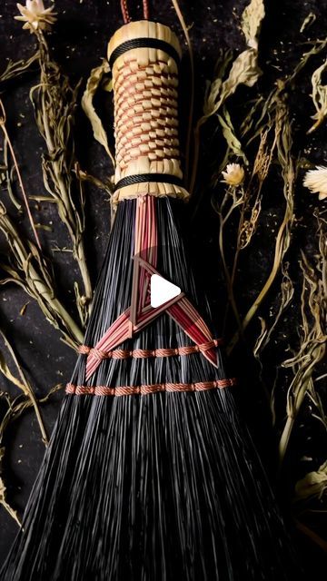 Making Brooms, Handmade Broom, Whisk Broom, St Brigid, Brooms And Brushes, Witchy Crafts, Witch Broom, January 26, Kitchen Witch