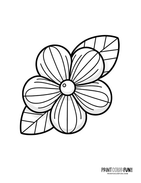 Cute cartoon flower (1) coloring page at PrintColorFun com from PrintColorFun com Spring Templates, Henna Flowers, Spring Template, Flower Cartoon, Barbie Theme Party, Cartoon Flower, Flower Henna, Barbie Theme, Cartoon Flowers