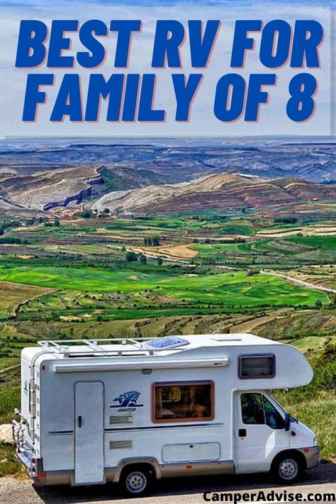 In this article I have listed 7 Best RV for a Family of 8. These Campers that sleep 8 are reviewed thoroughly keeping people capacity in mind with privacy. Rv Winterizing, Small Motorhomes, Rv Water Heater, Tents Camping, Rv Camping Tips, Rv Water, Rv Maintenance, Rv Makeover, Rv Living Full Time