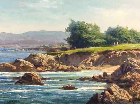 Mark Shasha · “Lover’s Point” Monterey, California (9x12) Monterey, Plein Air, California, Water, Instagram, Art