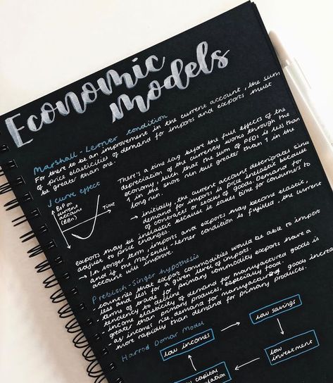 love these study notes, done with gel pens on black paper! super cool and original! ★·.·´¯`·.·★ follow @motivation2study for daily inspiration Writing On Black Paper, Gelly Roll Pens, Neat Handwriting, College Notes, Bullet Journal Notes, Study Organization, Notes Organization, Pretty Notes, Notes Inspiration