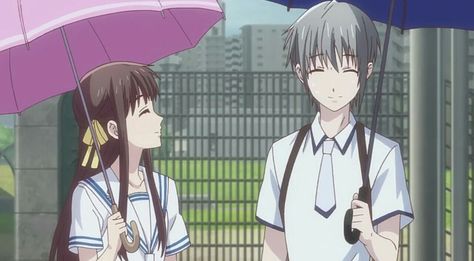 Fruits Basket 2019 || Yuki and Tohru Fruits Basket Yuki And Tohru, Tohru And Yuki, Yuki And Tohru, Yuki Tohru, Platonic Soulmates, Kyo And Tohru, Yuki Sohma, Fruits Basket Anime, Fruit Baskets