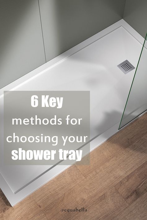 Bathrooms with shower trays are currently on trend. We show you 6 technical keys to choose the shower tray that fits you. Save this post for later! #Acquabella #Showertray Bathroom Shower Tray Ideas, Shower Trays Bathroom Walk In, Shower Trays Bathroom, Shower Tray Ideas Walk In, Raised Shower Tray, Shower Tray Ideas, Walk In Shower Tray, 2024 Bathroom, Cottage Extension