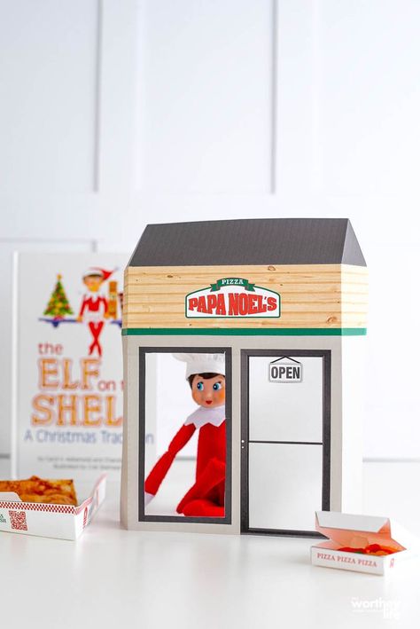 Elf Pizza Box Printable Free, Elf On The Shelf Scenes, Elf On Shelf Printables Props, Elf On The Shelf Mcdonalds Printables, Free Printable Elf On The Shelf, Elf On The Shelf Ideas Printables Free, Printable Elf On The Shelf Props, Elf On The Shelf Printables Free Props, Elf On The Shelf Free Printables