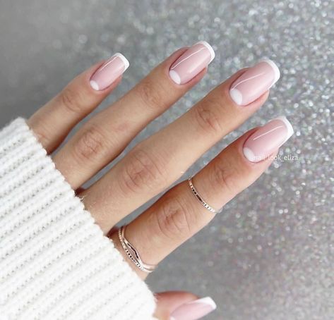 Round Square Nails, Nail Candy, Classy Acrylic Nails, Nail Swag, Neutral Nails, Crystal Nails, Minimalist Nails, Creative Nails, Square Nails