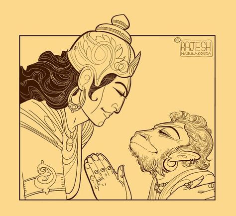 Siya Ram Illustration, Hanuman Illustration, Shiv Drawing, Ram Illustration, Word Tattoo Ideas, Ancient Drawings, Buddhist Art Drawing, Bengali Art, Word Tattoo