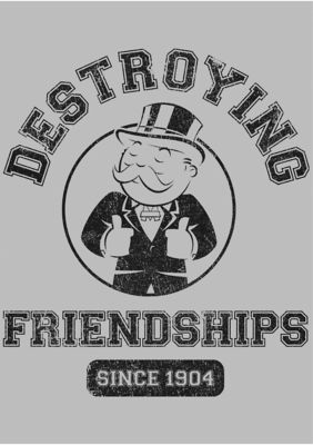 Roll the dice and collect $200 or one of these officially licensed Monopoly t-shirts! | Monopoly Men's Friendship Destroyer Graphic T-Shirt, Large Mr Monopoly Tattoo, Monopoly Svg Free, Monopoly Man Tattoo Stencil, Monopoly Man Tattoo Drawings, Monopoly Shirt, Monopoly T Shirt, Monopoly Man, Man Clipart, Dirty Mind