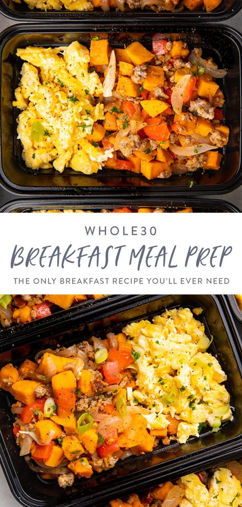 Meal Prep With Whole Foods, Whole Thirty Breakfast, Whole 30 Meal Prep Breakfast, Sheet Pan Breakfast Meal Prep, Whole 30 Breakfast Prep, Meal Prep Omlet, 40 Aprons Whole30, Meal Prep Low Carb Breakfast, Whole 30 Quick Lunch