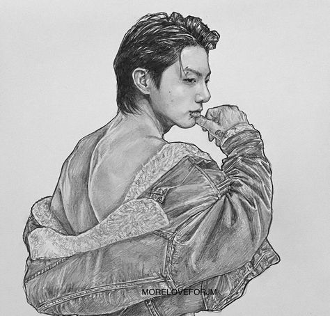 Jungkook Art Fanart, Jungkook Drawing Sketch, Jungkook Sketch, Jungkook Drawing, Blackpink Poster, Jungkook Fanart, Cartoon Photo, Jeon Jungkook Photoshoot, Kpop Drawings