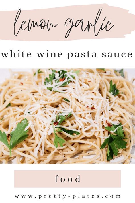 Lemon White Wine Pasta Sauce, Lemon Garlic Wine Sauce, Lemon Wine Sauce Pasta, White Wine Lemon Butter Sauce Pasta, Lemon White Wine Pasta, Wine Sauce For Pasta, White Wine Sauce Pasta, Wine Sauce Pasta, White Wine Pasta Recipes