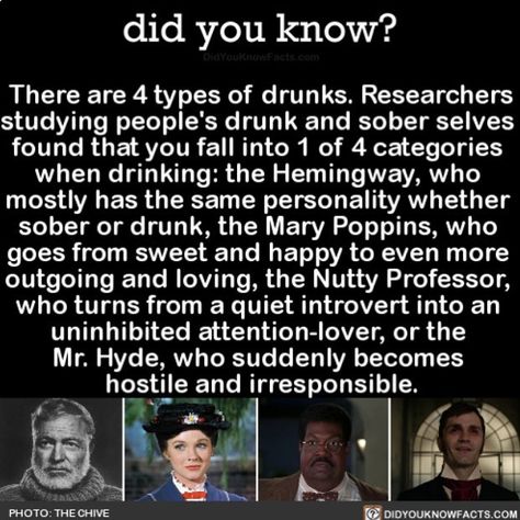 Types Of Drunks, Weird History Facts, Daily Text, Weird History, Colleges For Psychology, Funny Share, Facts Funny, Facts You Didnt Know, Intresting Facts