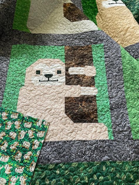 Sloth Quilt Pattern, Sloth Quilt, Solstice Quilt, I Feel Great, One Block Wonder, Quilting Designs Patterns, Good Intentions, Summer Quilts, Son In Law