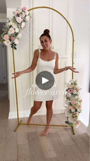 21K views · 2.3K reactions | Comment FLOWER and I will send you details and links to everything I used to make this 🌸✨ (make sure you are following me to receive links)   This flower arch is the perfect backdrop for your next party, bridal shower or event! And you can easily make it for under $100!!! 🤩💕🥂  SAVE to use as inspiration for your next DIY and follow @convinoboard for more ✅🌸  • • • #entertainingathome #dinnerparty #flowerarch #weddinginspiration #weddingdecor #diydecor #diybackdrop  #partyideas #partyinspo #weddingideas | Nicolle Love | Cheese, Wine, Recipes & Dinner Parties Wine Appetizers, Cheese Wine, Bridal Shower Backdrop, Flower Arch, Bridal Shower Diy, Party Hacks, Diy Pool, Dinner Appetizers, Diy Backdrop