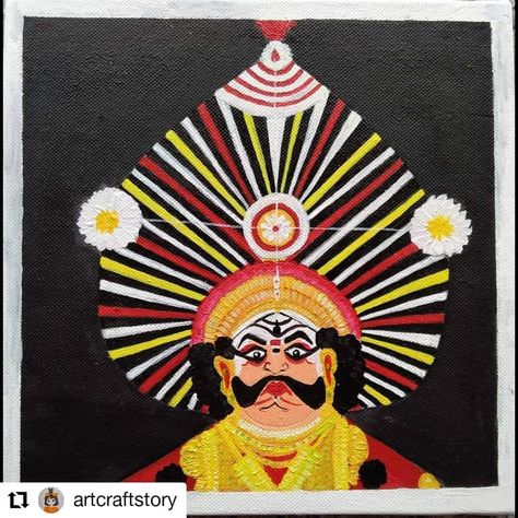 Yakshagana Drawing, Mandala Drawing, Book Art Drawings, Face Drawing, Easy Drawings, Book Art, Art Drawings, Doodles, Education