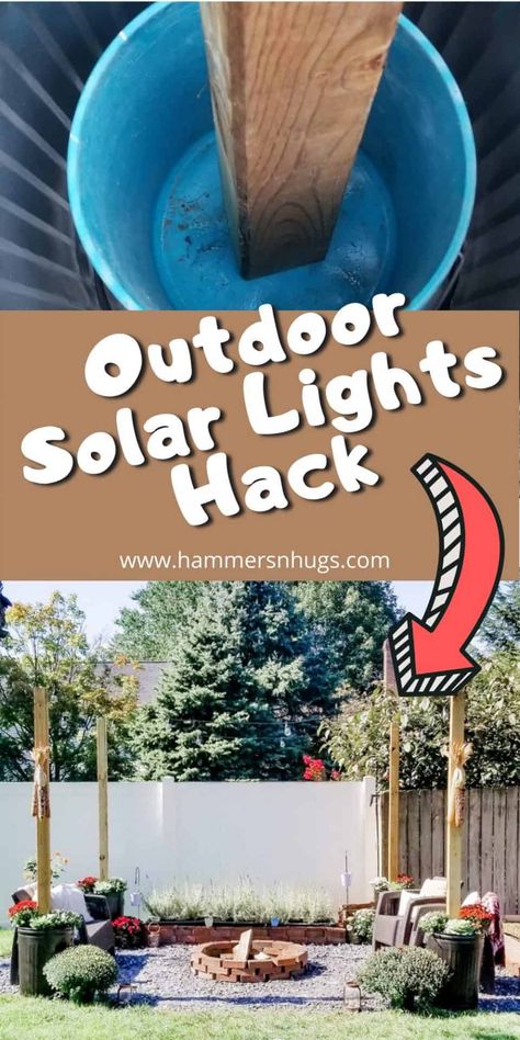 Backyard Solar Lights, Backyard String Lights, Solar Lights Diy, Relaxing Backyard, Patio String Lights, Solar String Lights Outdoor, Yard Lights, Deck Decorating Ideas, Solar String Lights