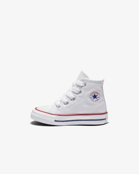 Converse Chuck Taylor All Star High Top (2c-10c) Infant/Toddler Shoe. Nike.com All Star Bebe, Baby Converse, Baby Rosa, Toddler Girl Shoes, Kids Converse, Shoe Nike, Baby Boy Shoes, Boy Shoes