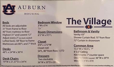 Auburn Dorm Room Quad, Auburn University Dorm, Auburn Dorm, University Of Vermont Dorm, Auburn Village Dorm, Toomers Corner Auburn, Dorm Living Room, Dorm Living, Closet Rod