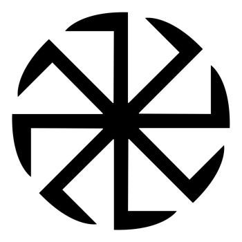 Image Details ISS_17654_07285 - Slavic slavonis symbol Kolovrat sign sun icon black color Slavic Sun Symbol, Slavic Paganism Symbols, Slavic Symbols, Slavic Tattoo, Slavic Paganism, Sun Icon, Slavic Mythology, Neck Tattoos Women, Celtic Tattoo