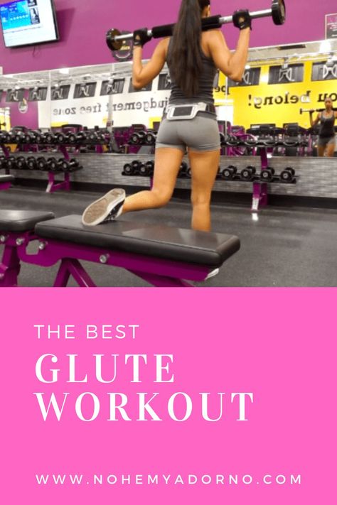 Glute Workout Women Gym, Workout Women Gym, Best Glute Workout, Planet Fitness Workout Plan, Bret Contreras, Glute Workout Women, Morning Gym, Home Exercise Program, Workout Women