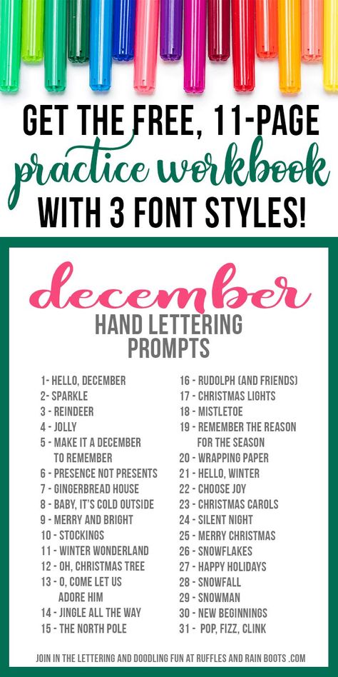 Lettering Prompts, Handlettering Fonts, Hand Lettering 101, Hand Lettering Practice Sheets, Hand Lettering Practice, Lettering Challenge, Calligraphy Words, Diy Letters, Hand Lettering Tutorial