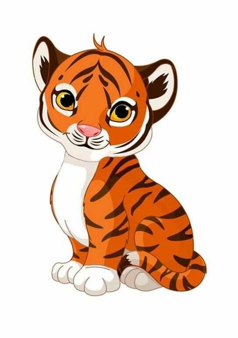 Cute Tiger Cubs, Panda Images, Tiger Drawing, Tiger Wallpaper, Cartoon Tiger, Tiger Pictures, Bulldog Mom, Baby Tiger, Cute Tigers