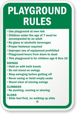 playground signs | Playground Rules Sign Playground Safety Rules, Indoor Playground Diy, Playground Rules, Natural Playground Ideas, Community Playground, Playground Safety, Classroom Door Signs, Rules For Kids, Playground Ideas