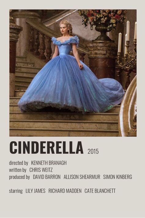 Cinderella Movie Poster, Ben Chaplin, Indie Movie Posters, Film Polaroid, Cinderella Movie, Cinderella 2015, Scrapbook Disney, Iconic Movie Posters, Movie Card