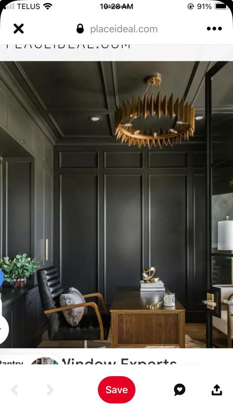 High Gloss Paint Dining Room, High Gloss Brown Paint, Black Lacquer Walls, High Gloss Paint Library, Black Cherry Wall Paint, High Gloss Paint, Crown Moulding, Gloss Paint, Lucky Day