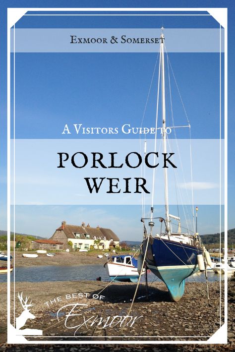 A handy guide about Porlock Weir and things to do in this unique harbour hamlet. This tranquil place sits on the west edge of Somerset, not far from the Devon border. Most people who visit Porlock Weir fall in love with this place - why not come and see for yourself... #thebestofexmoor #uktraveldestination Devon And Cornwall, Cornwall England, Summer Trip, Holiday Planning, Secret Places, Fishing Villages, Uk Travel, Holiday Cottage, Come And See