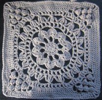 Cathedral Converts 12" Afghan Block Tutorial/Re-write Large Granny Square, Crocheted Squares, Crochet Squares Afghan, Crochet Blocks, Crochet Square Patterns, Square Crochet, Granny Squares Pattern, Crochet Motifs, Granny Square Crochet Pattern