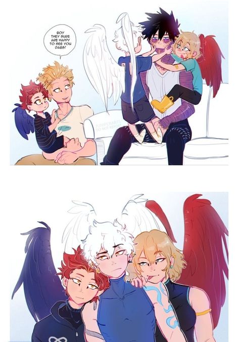 Dabihawks Family Comic, Juniperarts Dabihawks Family, Hawks X Dabi Mpreg, Hotwings Fanart Spicy, Dabihawks Mpreg, Hotwings Fanart, Nilou Fanart Modern, Dani X Hawks, Hawks Mpreg