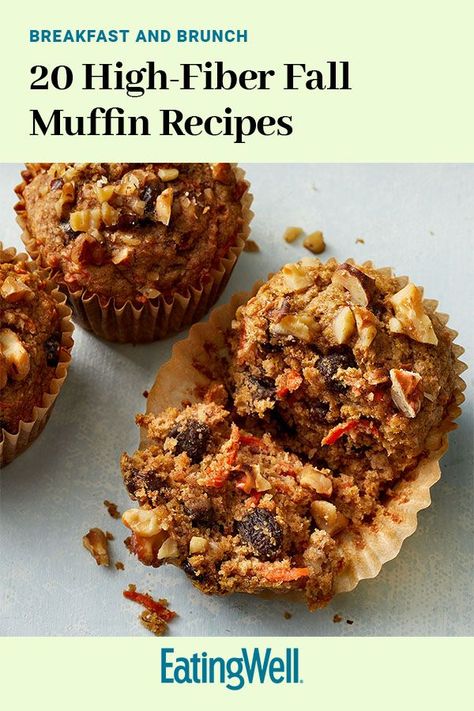 Dash Diet Muffin Recipes, High Fibre Muffins Healthy, Dash Diet Muffins, Healthy Fiber Muffins, High Fiber Blueberry Muffins, Gluten Free High Fiber Muffins, Banana Fiber Muffins, High Fiber Zucchini Muffins, High Fiber Paleo Recipes