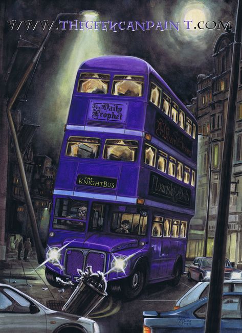 Book 3, Ch. 03 Harry Potter Knight Bus, Knight Bus, Bus Drawing, Hp Quotes, Reading Chairs, Harry Potter Art Drawings, Hp Book, Harry Potter Painting, Bus Art