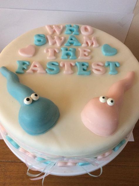 Funny Baby Shower Cakes, Funny Gender Reveal, Cake For Baby Shower, Boy Cakes, Baby Shower Images, Cake For Baby, Gender Reveal Cake Topper, Cute Pregnancy Pictures, Pregnancy Pictures