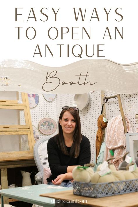 How To Start An Antique Booth, Antique Booth Shelving Ideas, Antique Booth, Antique Shop, Mercantile Store Ideas, Antique Booth Ideas Staging, Antique Mall Booth Ideas, Vintage Market Booth, Antique Store Displays