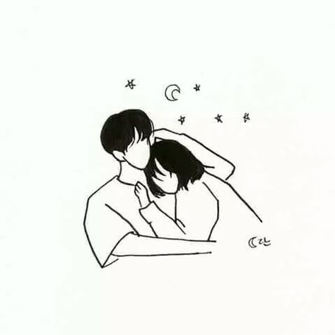 Couple Illustration Drawing, 심플한 그림, Minimal Drawings, Minimalist Drawing, Cute Couple Drawings, Couple Illustration, Cute Love Cartoons, Cute Couple Art, Mini Drawings