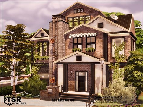 The Sims Resource - Art Loft No CC Loft The Sims 4, The Sims 4 Lots, Art Loft, Sims Houses, House Loft, Sims Ideas, Loft House, Horse Ranch, Game Play