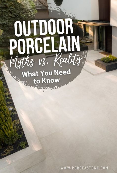 Debunking outdoor porcelain tile myths, this article highlights their versatility and durability. Ideal for patios, entrances, and backyards, these tiles offer non-slip textures and a range of patterns, from herringbone to terrazzo. They suit various designs, including sleek black, natural wood effect, and vibrant styles. Perfect for DIY projects and enhancing spaces with a Victorian touch, discover how these tiles revolutionize both indoor and outdoor spaces. Outdoor Wood Tiles, Tile Patio Floor, Outdoor Tiles Floor, Deck Tiles Patio, Outdoor Tile Patio, Outside Tiles, Patio Edging, Porcelain Pavers, Outdoor Porcelain Tile