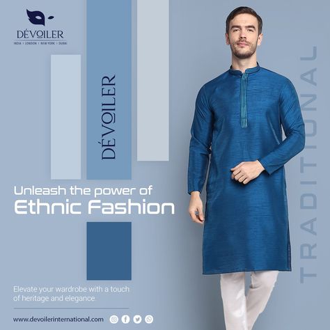 Devoiler Men's Ethnic Fashion
#kurtapyjama #style #ethnicwear #MensStyle #Devoiler #IndianFashion #TraditionalWear #traditional #desiwear #fashion Mens Fashion Creative Ads, Clothing Brand Creative Ads, Shirt Box Design, Clothing Brand Photoshoot Ideas, Shoots Ideas, Pos Machine, Text Banner, Indian Clothing Brands, Advertising Clothing