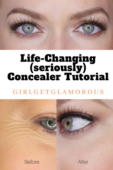 best concealer tutorial I've ever watched, life changing for dry and mature skin and dark circles | #concealer #beforeandafter #howto #makeuptips #mua #bridalmakeup #makeupadvice #makeuphacks #concealertutorial #tutorial #beauty Concealer Guide, Concealer Tutorial, Dark Circles Concealer, Make Up Concealer, Apply Concealer, Camouflage Makeup, Makeup Over 50, Makeup Tips For Older Women, Makeup For Older Women