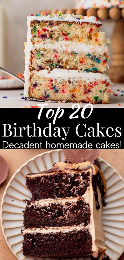 Birthday Sweets Recipes, Cheesecakes For Birthdays, Later Cake Ideas, Cake Flavors For Birthdays, Epic Birthday Cakes, Filled Sheet Cake, Ultimate Birthday Cake, Best Cake Recipe Ever Birthdays, Good Birthday Cake Ideas