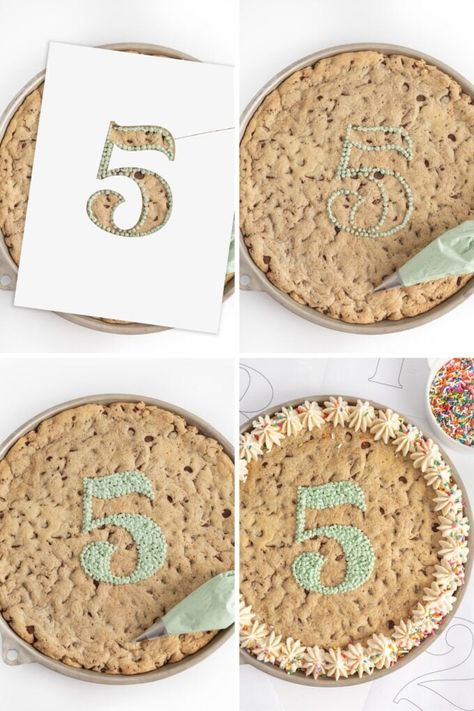 Cookie Cake 20th Birthday, Wilton Number Cake Pan, Homemade Cookie Cake Birthday, 40th Birthday Cookie Cake, Cookie Cake Frosting Designs, How To Decorate A Cookie Cake, Square Cookie Cake Decorating Ideas, Rectangle Cookie Cake, Happy Birthday Cookie Cake Designs