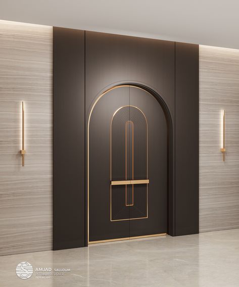 Main Door Design Entrance Modern Luxury, Entry Door Designs, Door Design Ideas, House Front Door Design, Home Gate Design, House Main Door Design, Main Entrance Door Design, Main Entrance Door, Interior Design Dubai