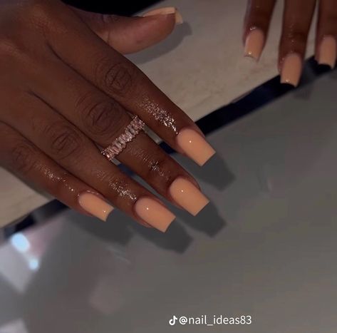 Nude Orange Nails, Soft Orange Nails, Peach Acrylic Nails, Overlay Nails, Nyc Nails, Green Acrylic Nails, Acrylic Overlay, Acrylic Toes, Peach Nails