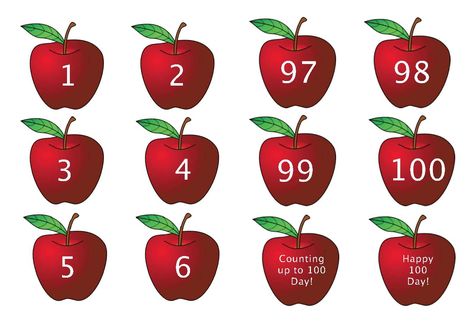 Apple Cards, Skip Counting Activities, Apple Crafts, Apple Math, Shape Activities, Apple Activities, Apple Craft, 1 To 100, Number Puzzles